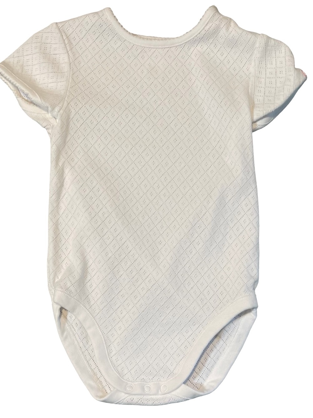 Janie and Jack In Bloom Diamond-Pattern Baby One-Piece Bodysuit 18-24m